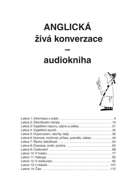 Audiokniha - Anglická živá konverzace + mp3  CD