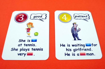 Creativo - Fun card English Adverbs vs Adjectives