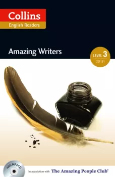 Collins English Readers 3 - Amazing Writers with CD (do vyprodání zásob)