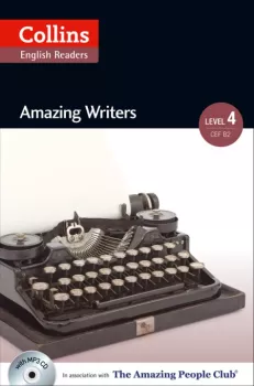 Collins English Readers 4 - Amazing Writers with CD (do vyprodání zásob)