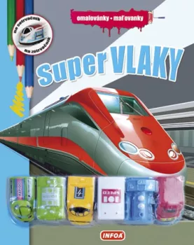 Omalovánky / Maľovanky - Super vlaky (CZ/SK vydanie)