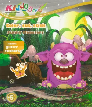 Kiddo - Funny Monsters with Glitter Stickers