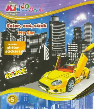 Kiddo - My Car with Glitter Stickers
