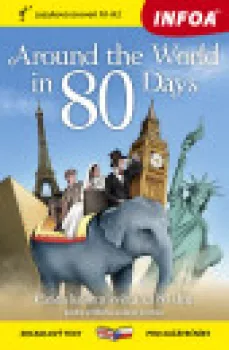 Četba pro začátečníky - Around The World in 80 Days, Cesta kolem světa za 80 dní (A1 - A2) (VÝPRODEJ)