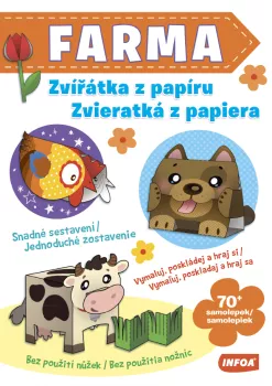 Zvířátka z papíru / Zvieratká z papiera - Farma (CZ/SK vydanie)